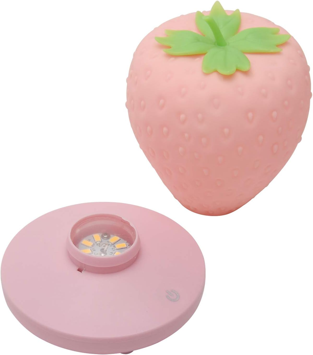 Strawberry LED Sengelampe - Silikone - Natlampe - Genopladelig