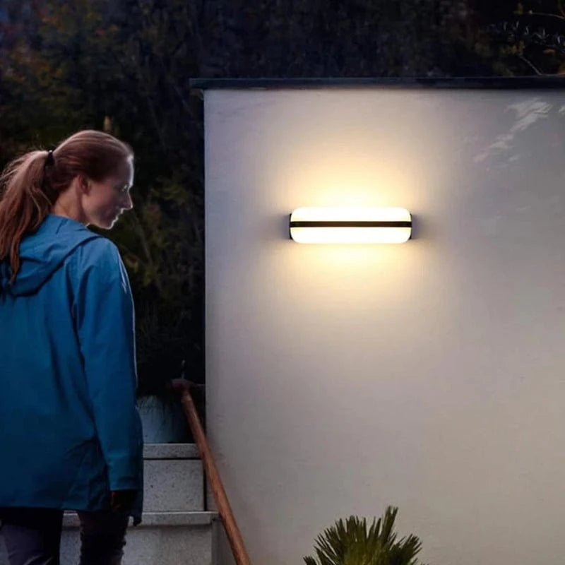 Vandtæt LED Udendørs Væglampe - Aluminium - Akryl - Moderne - 12W