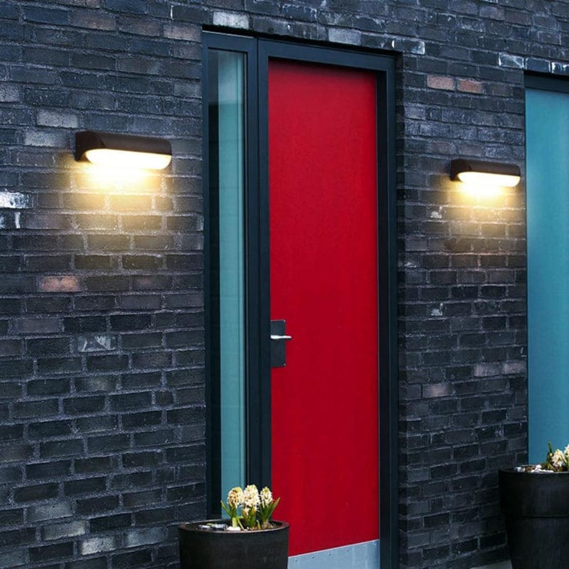 Vandtæt LED Udendørs Væglampe - Aluminium - Akryl - Moderne - 12W