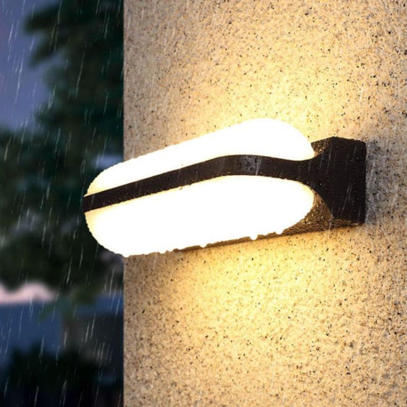 Vandtæt LED Udendørs Væglampe - Aluminium - Akryl - Moderne - 12W