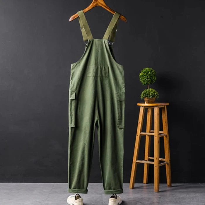 Afslappet Lige Ben Overalls Dame og Mænd - Arbejdstøj - Havearbejde - Jumpsuit Overalls Danmarkmode.dk