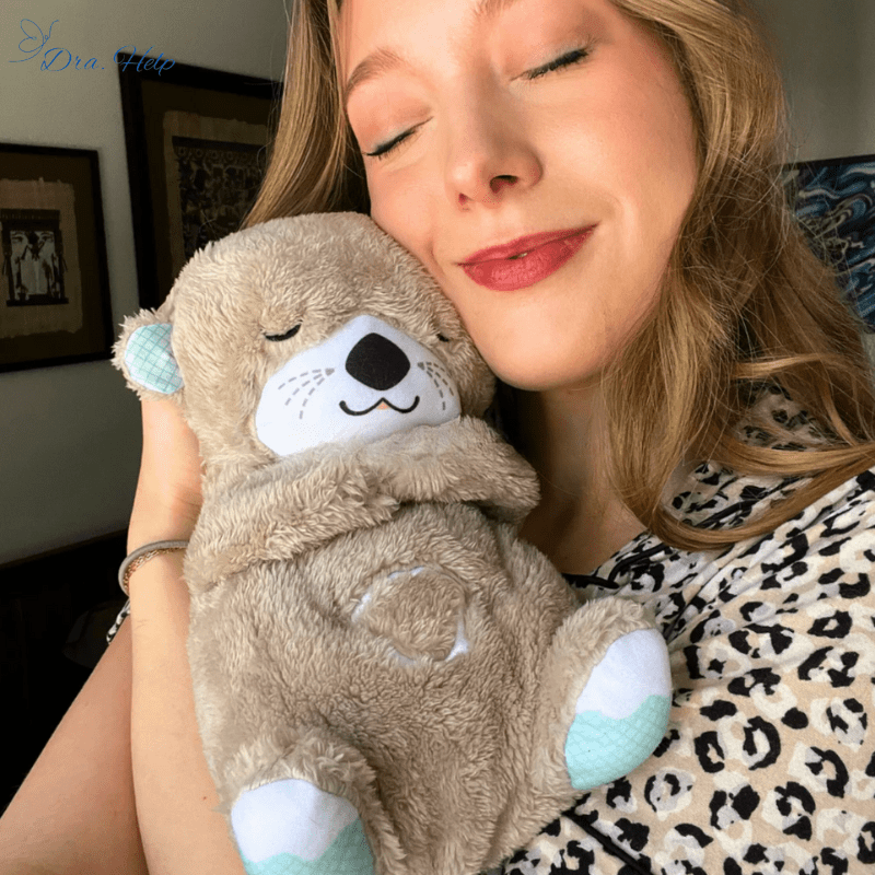 Åndbar bamse mod angst | Bamse til børn, blød, beroligende, anti-angst, sikker plastik, perfekt gave Stuffed Animals Danmarkmode.dk