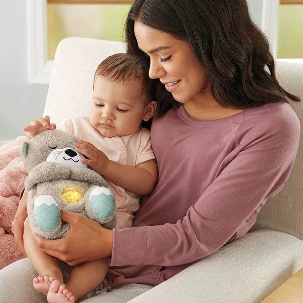Åndbar bamse mod angst | Bamse til børn, blød, beroligende, anti-angst, sikker plastik, perfekt gave Stuffed Animals Danmarkmode.dk