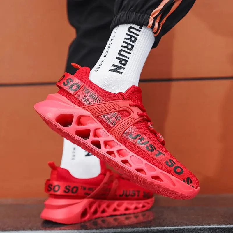 Åndbar Stødabsorbering Herre og Dame Løbesko - Slip-on - Sportssko - Mesh Athletic Shoes Danmarkmode.dk