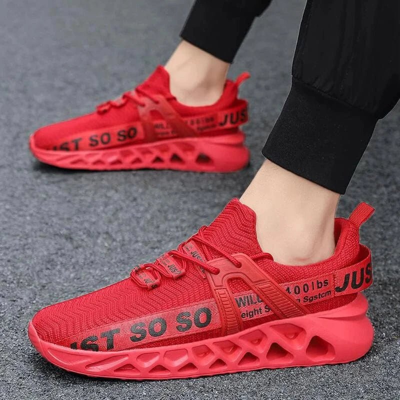 Åndbar Stødabsorbering Herre og Dame Løbesko - Slip-on - Sportssko - Mesh Athletic Shoes Danmarkmode.dk