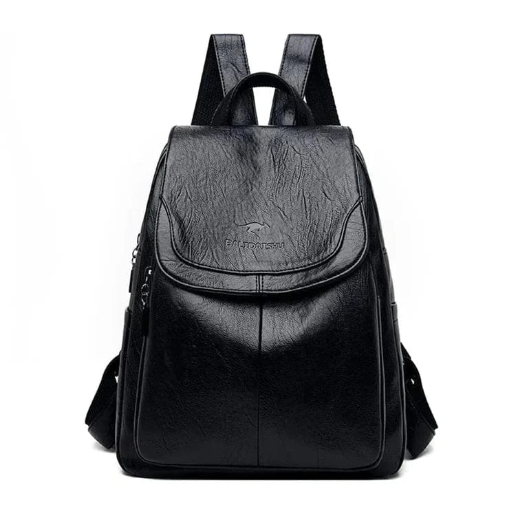 Anti-Tyveri Rygsæk I Læder - Skoletasker - RFID - Vandtæt - Moderne Backpacks Danmarkmode.dk