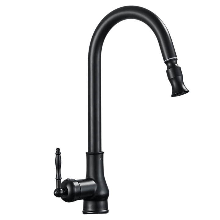 Antik Messing Køkkenarmatur - Blandingsbatteri Køkken - Swivel - Fleksibel Kitchen Sink Faucets Danmarkmode.dk
