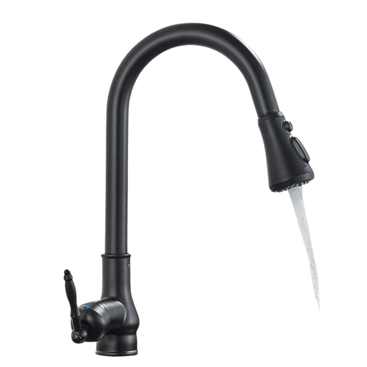 Antik Messing Køkkenarmatur - Blandingsbatteri Køkken - Swivel - Fleksibel Kitchen Sink Faucets Danmarkmode.dk