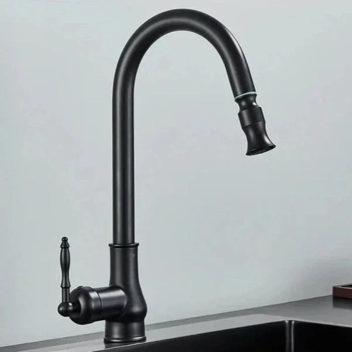 Antik Messing Køkkenarmatur - Industriel - Blandingsbatteri - 360 Grader Faucets Danmarkmode.dk