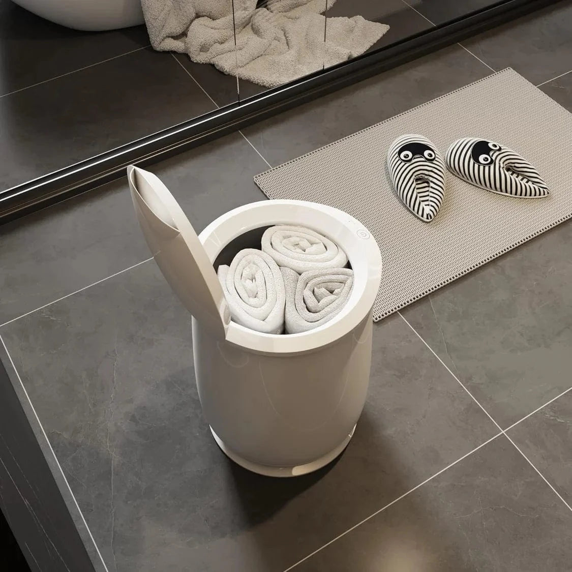 Bærbar Håndklædevarmer Spand - Varmeapparat - Letvægts - 20L Towel Warmer Bucket Danmarkmode.dk
