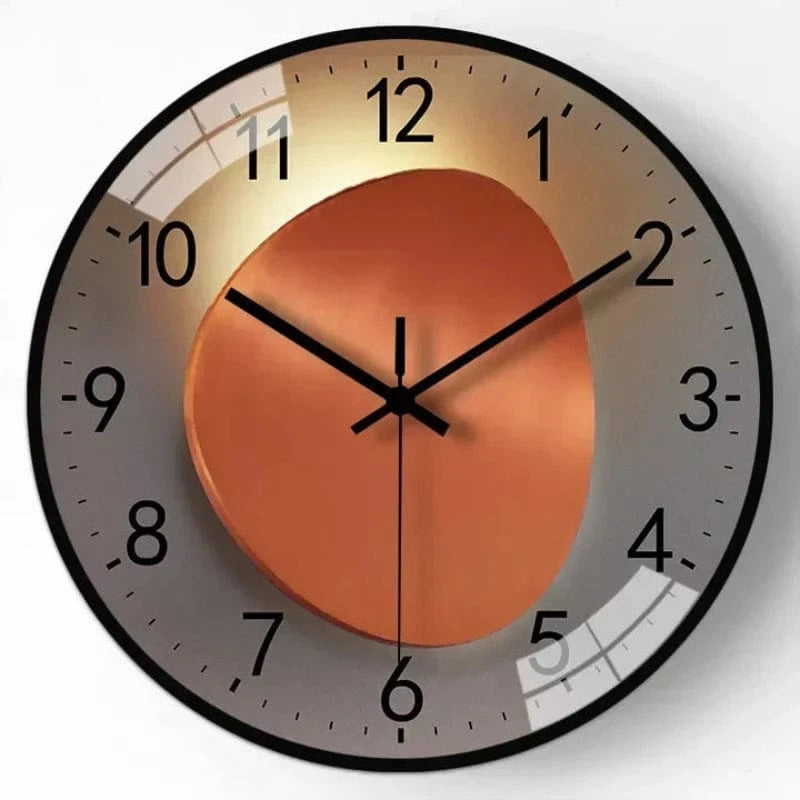 Batteridrevet Digitalt Lydløst Vægur - Moderne - Vægur med Tal - ABS Wall Clock Danmarkmode.dk