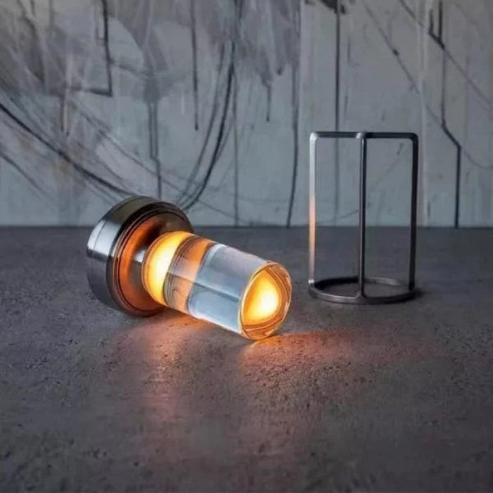 Berøringslampe Moderne Messing Bordlampe - Glas - Dæmpbar - Genopladelig - Trådløs Table Lamp Danmarkmode.dk