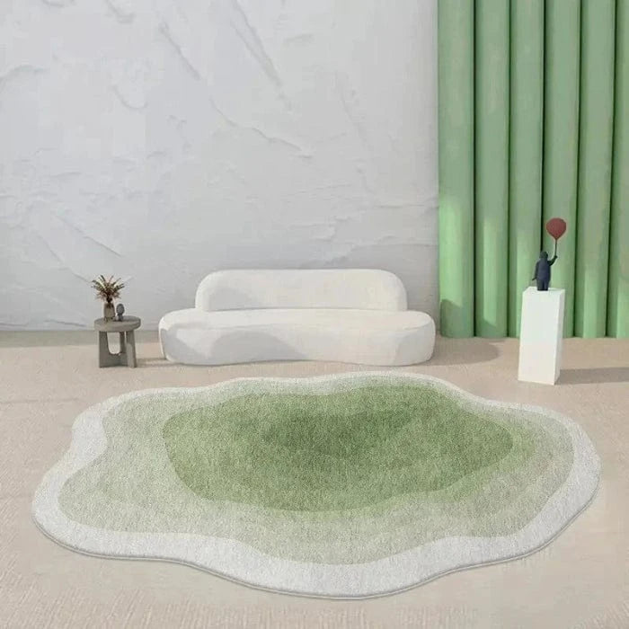 Blød Polyester Abstrakt Gulvmåtte - Skridsikker - Tæpper - Værelsesindretning Rugs Danmarkmode.dk