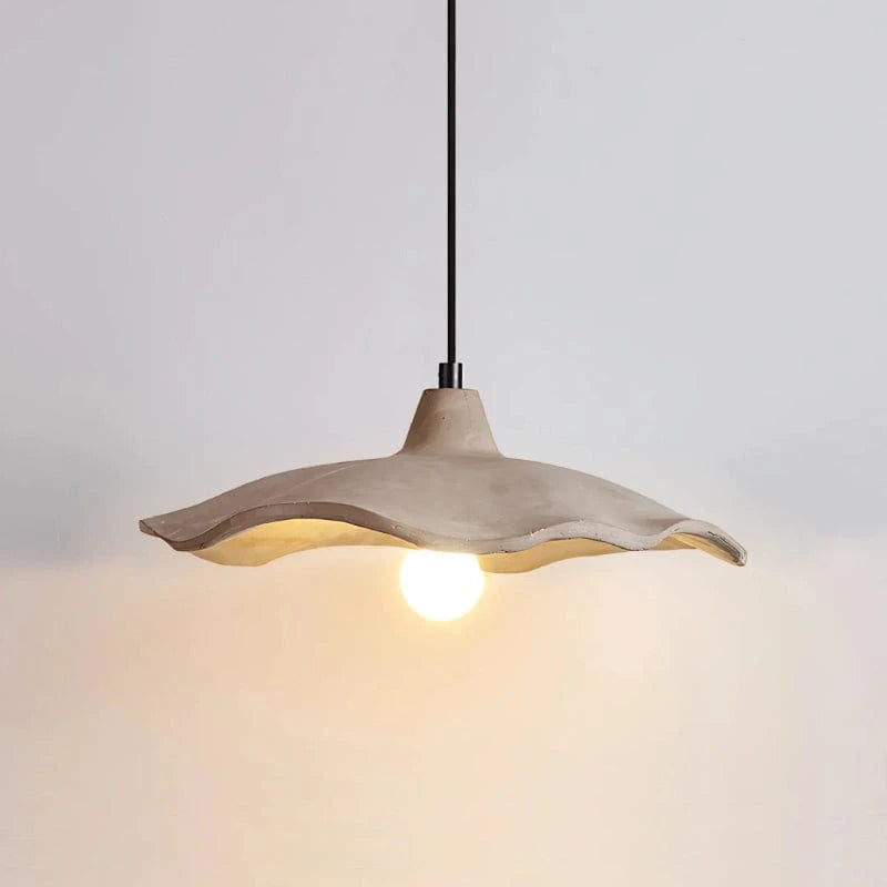 Blomsterform Cement Pendellampe - Wabi Sabi - Indendørs - E27 Pære Ceiling Light Fixtures Danmarkmode.dk