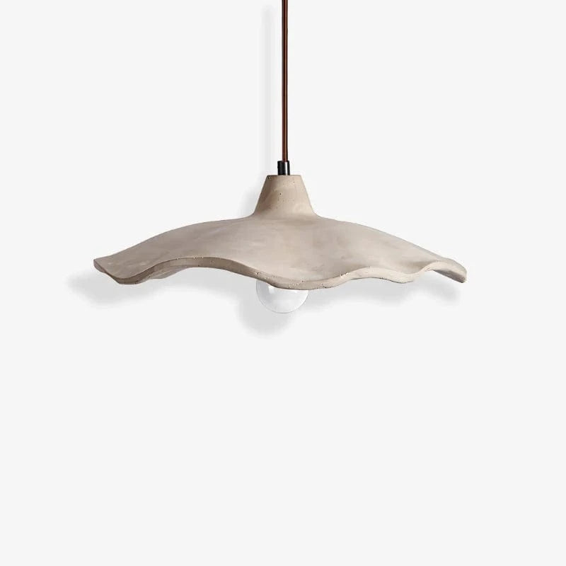 Blomsterform Cement Pendellampe - Wabi Sabi - Indendørs - E27 Pære Ceiling Light Fixtures Danmarkmode.dk
