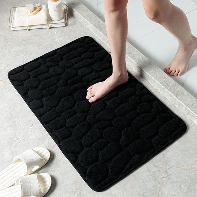 Brosten Præget Bademåtte - Memory Foam - Skridsikker - Absorberende Bath Mats Danmarkmode.dk