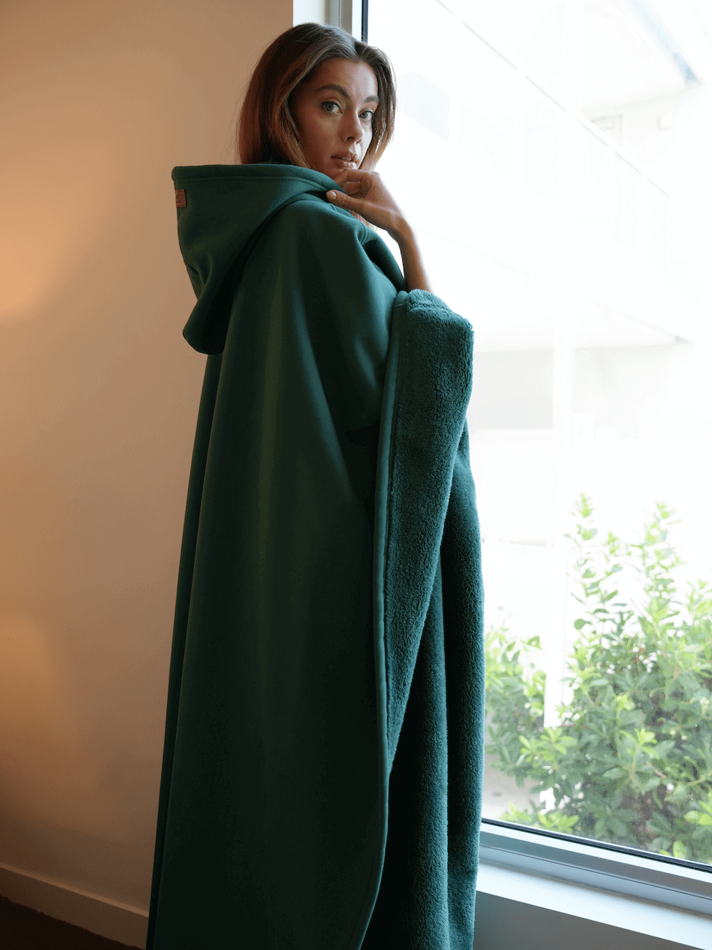 Cloak Hoodie – Vægtet Hættetrøje – Oversized & Ultra-blød – Anti-stress Design Loungewear Tops Danmarkmode