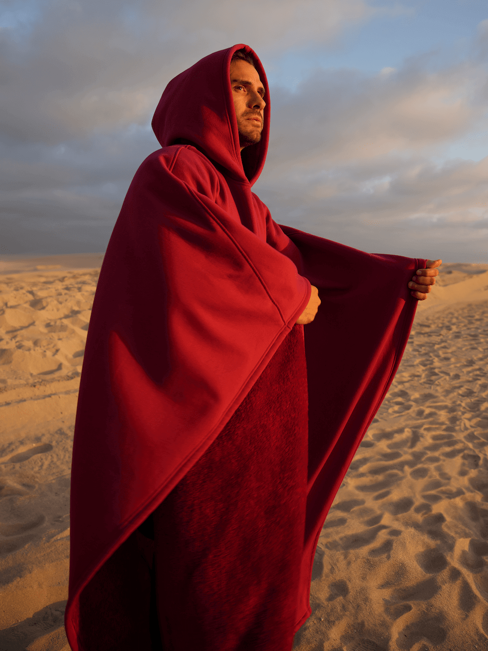 Cloak Hoodie – Vægtet Hættetrøje – Oversized & Ultra-blød – Anti-stress Design Loungewear Tops Danmarkmode