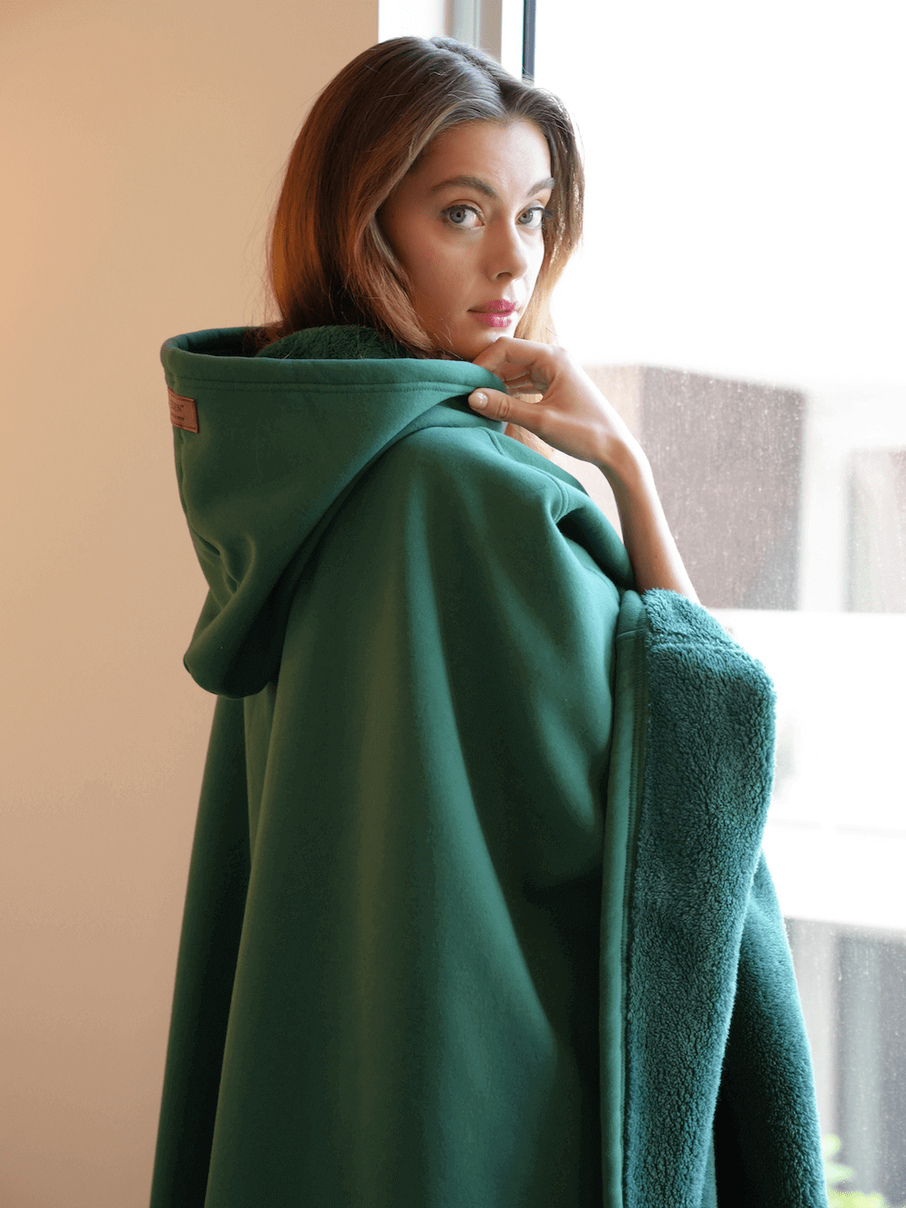Cloak Hoodie – Vægtet Hættetrøje – Oversized & Ultra-blød – Anti-stress Design Loungewear Tops Danmarkmode