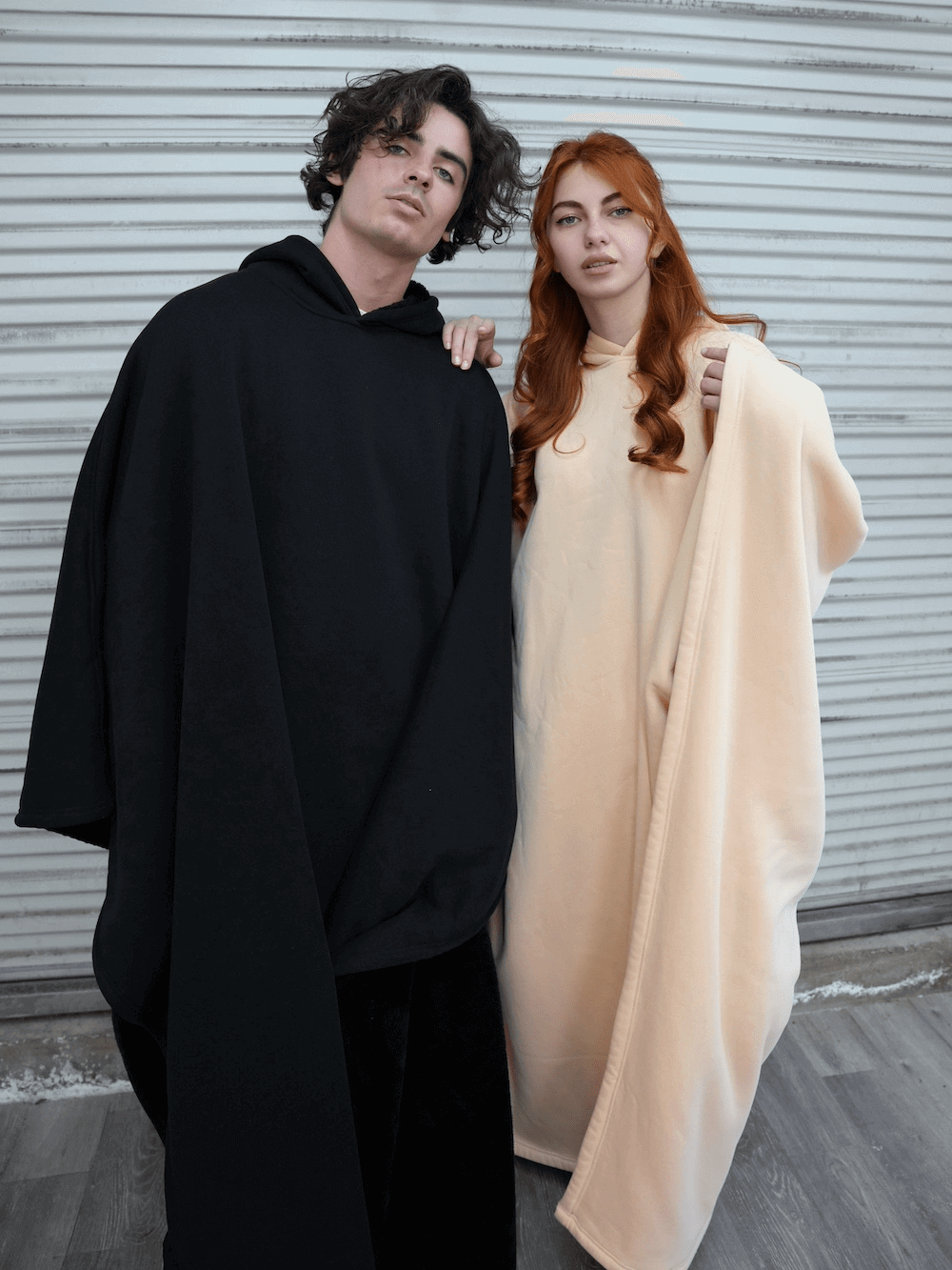 Cloak Hoodie – Vægtet Hættetrøje – Oversized & Ultra-blød – Anti-stress Design Loungewear Tops Danmarkmode
