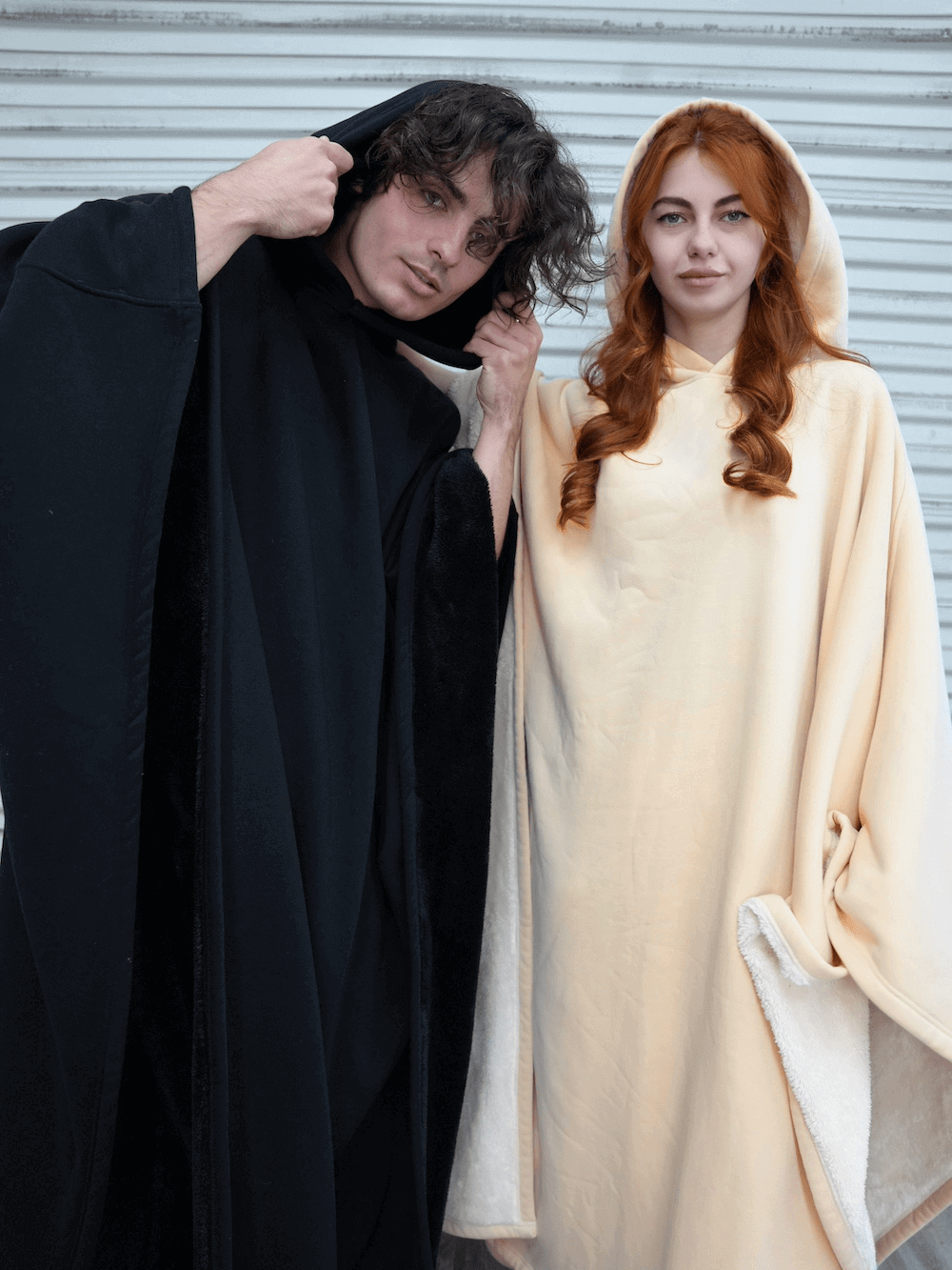 Cloak Hoodie – Vægtet Hættetrøje – Oversized & Ultra-blød – Anti-stress Design Loungewear Tops Danmarkmode