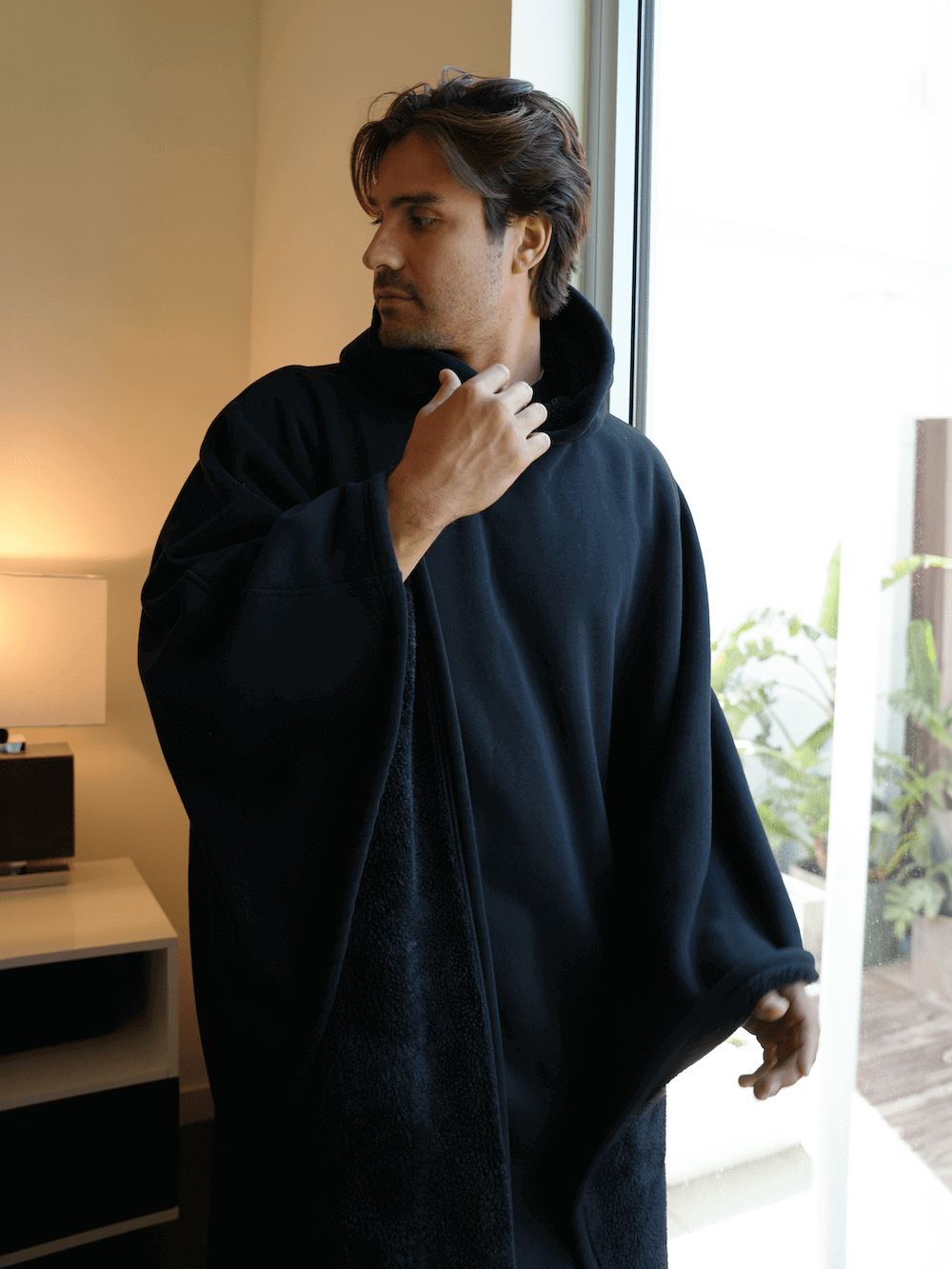 Cloak Hoodie – Vægtet Hættetrøje – Oversized & Ultra-blød – Anti-stress Design Loungewear Tops Danmarkmode