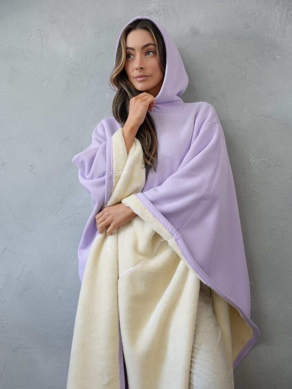 Cloak Hoodie – Vægtet Hættetrøje – Oversized & Ultra-blød – Anti-stress Design Loungewear Tops Danmarkmode
