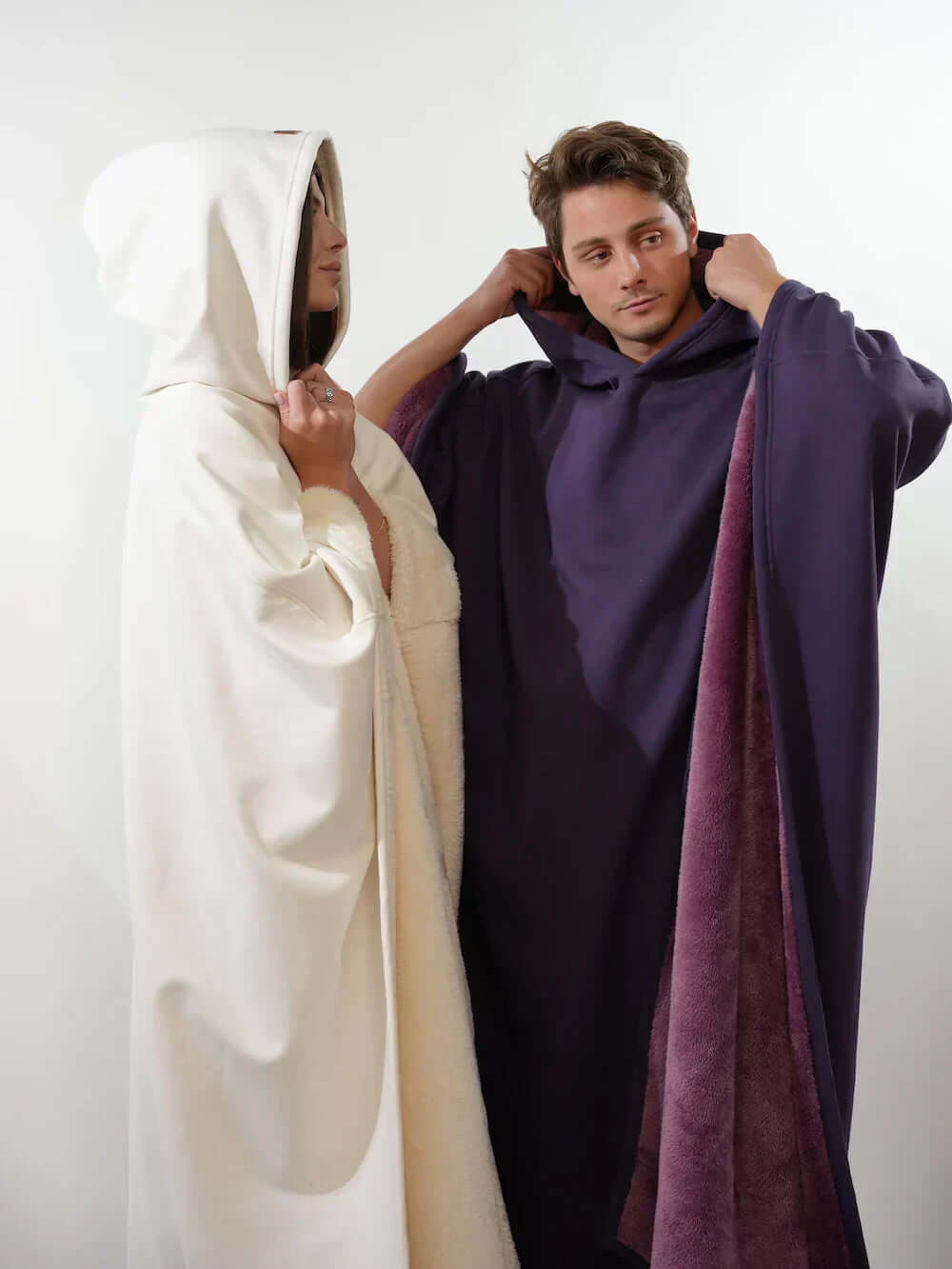 Cloak Hoodie – Vægtet Hættetrøje – Oversized & Ultra-blød – Anti-stress Design Loungewear Tops Danmarkmode