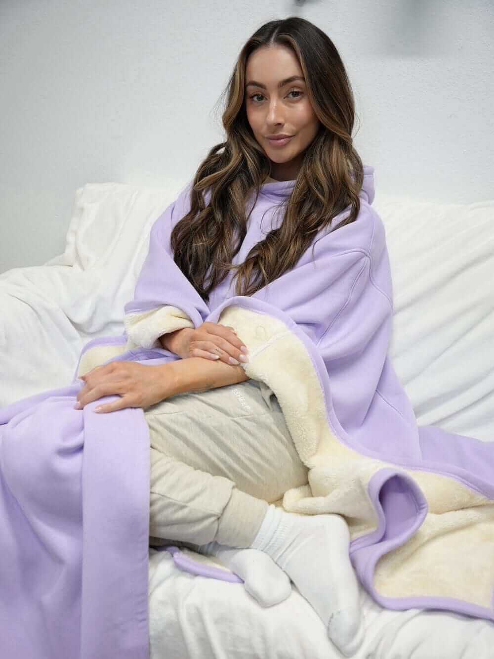 Cloak Hoodie – Vægtet Hættetrøje – Oversized & Ultra-blød – Anti-stress Design Loungewear Tops Danmarkmode