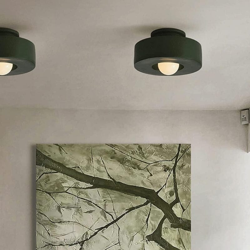 Cylindrisk Tromleform Loftlampe - Matte - LED Pære - Moderne - 30cm Ceiling Light Fixtures Danmarkmode.dk