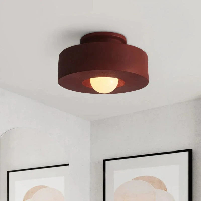 Cylindrisk Tromleform Loftlampe - Matte - LED Pære - Moderne - 30cm Ceiling Light Fixtures Danmarkmode.dk