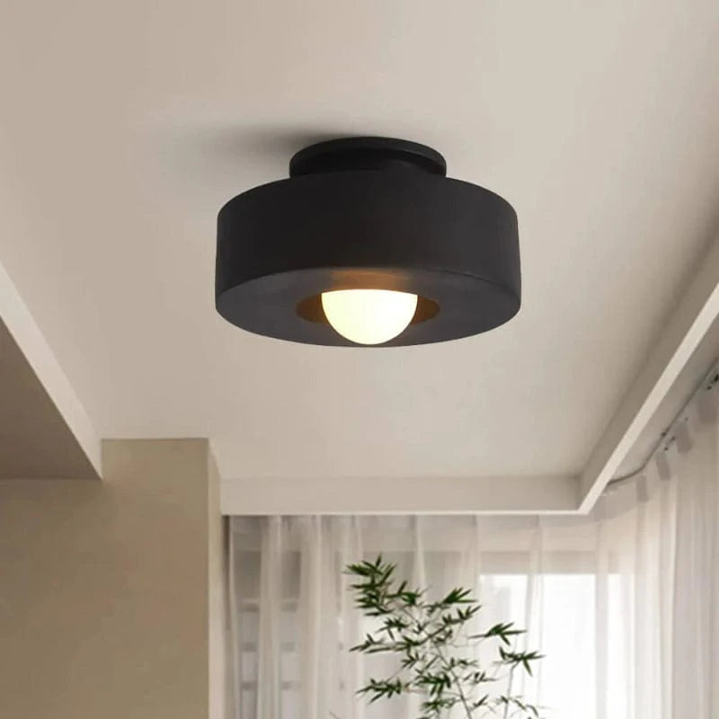 Cylindrisk Tromleform Loftlampe - Matte - LED Pære - Moderne - 30cm Ceiling Light Fixtures Danmarkmode.dk