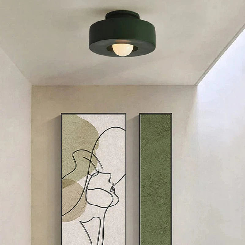 Cylindrisk Tromleform Loftlampe - Matte - LED Pære - Moderne - 30cm Ceiling Light Fixtures Danmarkmode.dk