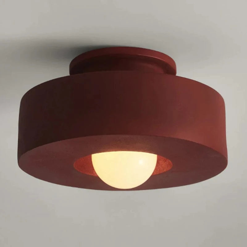 Cylindrisk Tromleform Loftlampe - Matte - LED Pære - Moderne - 30cm Ceiling Light Fixtures Danmarkmode.dk