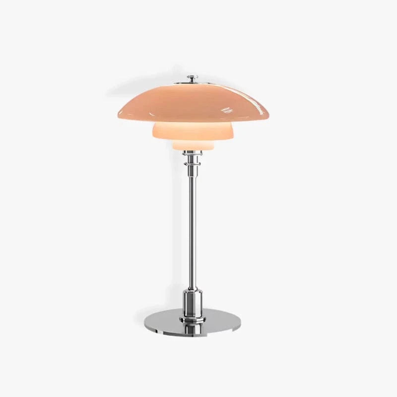 Danish Design PH Glas Bordlampe - Lagdelt Lampeskærm - LED - E27 Pære Table Lamp Danmarkmode.dk