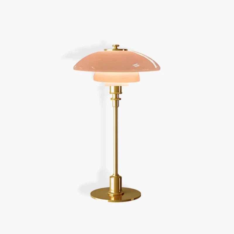 Danish Design PH Glas Bordlampe - Lagdelt Lampeskærm - LED - E27 Pære Table Lamp Danmarkmode.dk