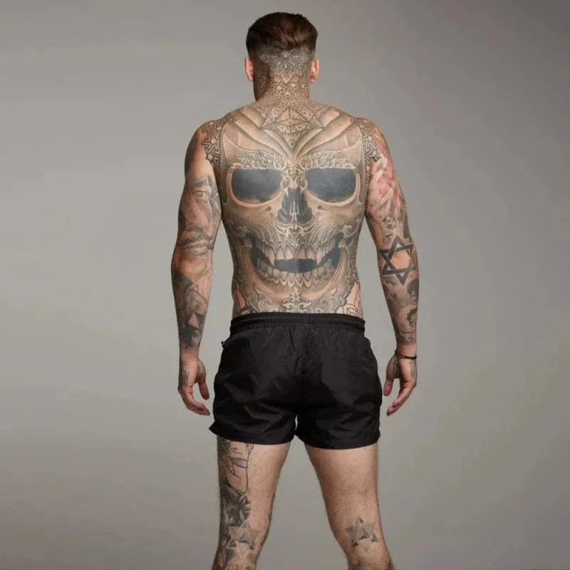 Eckbert Mænds Korte Badeshorts - Aqua, Hurtig Tørring, Polyester, Med Lomme, Komfortabel, Casual Sommerstil Swim shorts Danmarkmode.dk