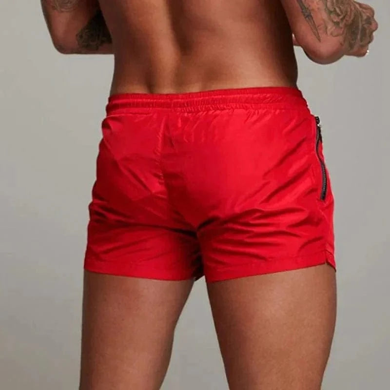 Eckbert Mænds Korte Badeshorts - Aqua, Hurtig Tørring, Polyester, Med Lomme, Komfortabel, Casual Sommerstil Swim shorts Danmarkmode.dk