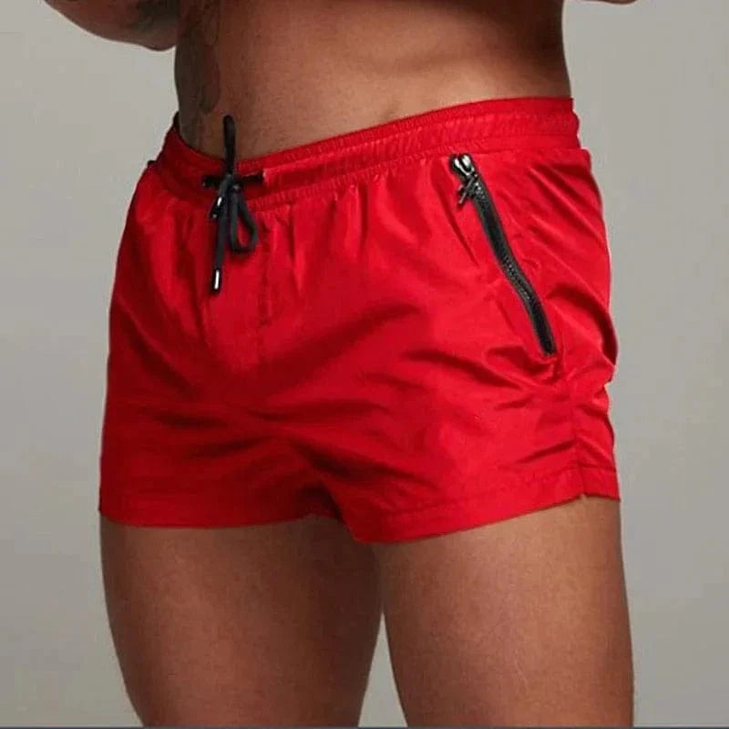 Eckbert Mænds Korte Badeshorts - Aqua, Hurtig Tørring, Polyester, Med Lomme, Komfortabel, Casual Sommerstil Swim shorts Danmarkmode.dk