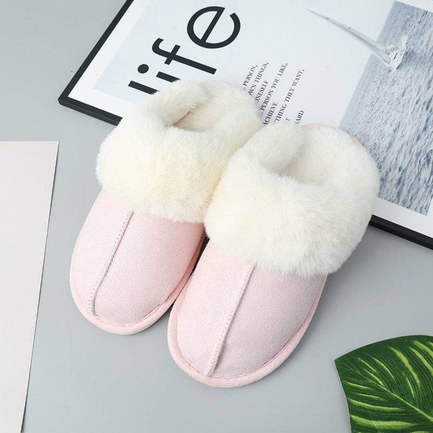 Elegante Tøfler | Stilfuld Casual Footwear | Kvalitetsmateriale | Dame Tøfler i Blå Slippers Danmarkmode.dk