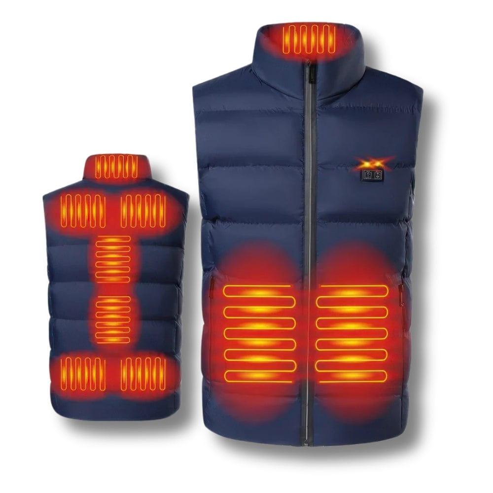 Elektrisk Quiltet Jakke - Dame & Herre Varmevest - Termojakke Coats & Jackets Danmarkmode.dk