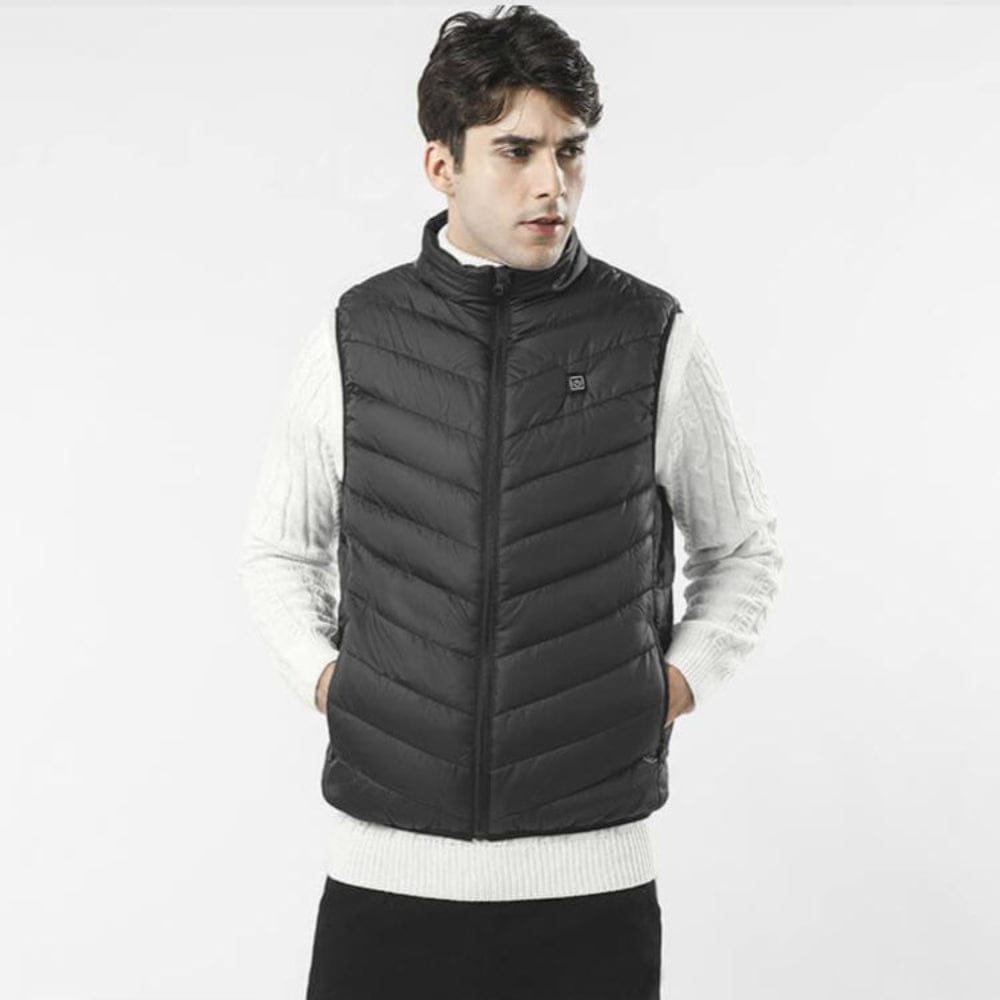 Elektrisk Quiltet Jakke - Dame & Herre Varmevest - Termojakke Coats & Jackets Danmarkmode.dk