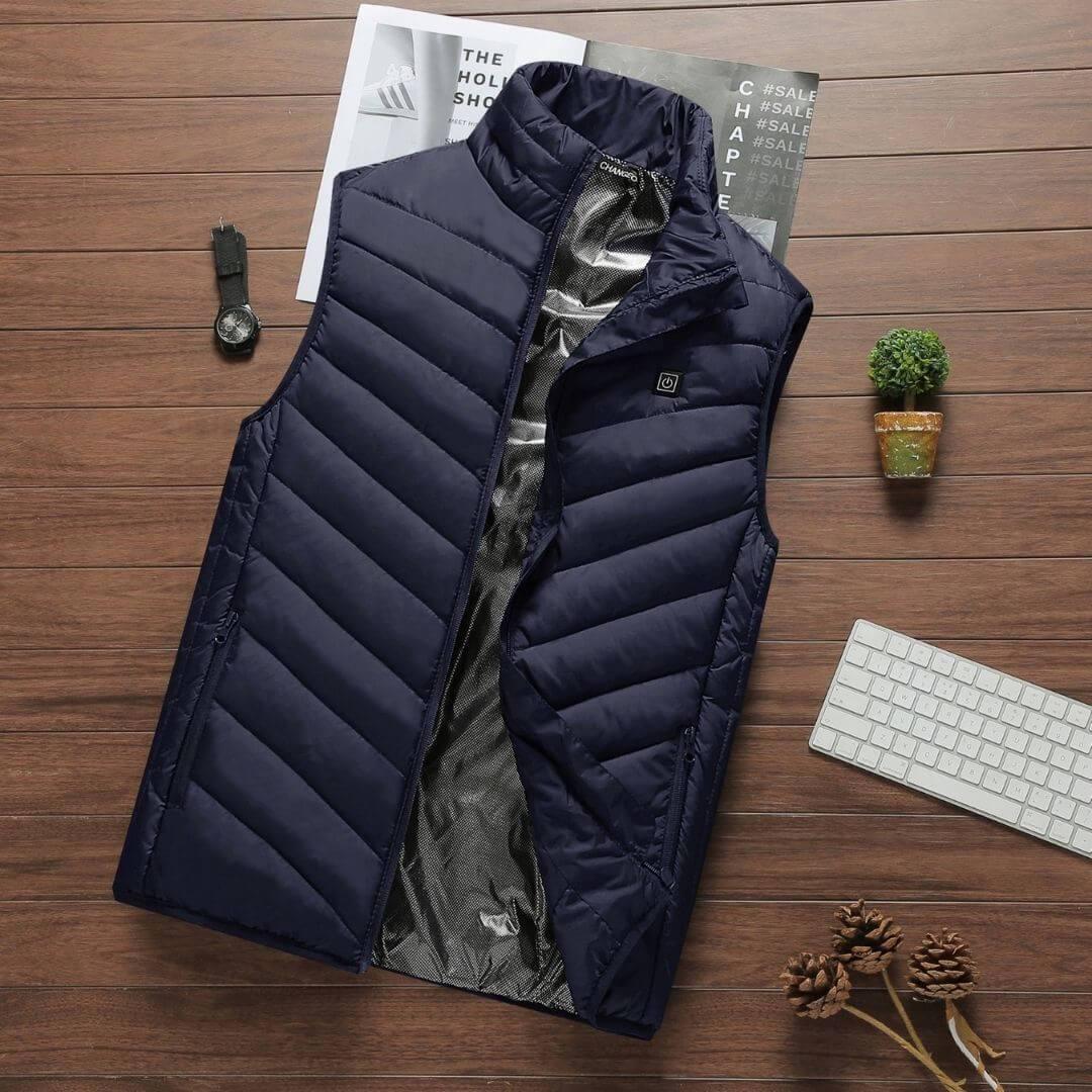 Elektrisk Quiltet Jakke - Dame & Herre Varmevest - Termojakke Coats & Jackets Danmarkmode.dk