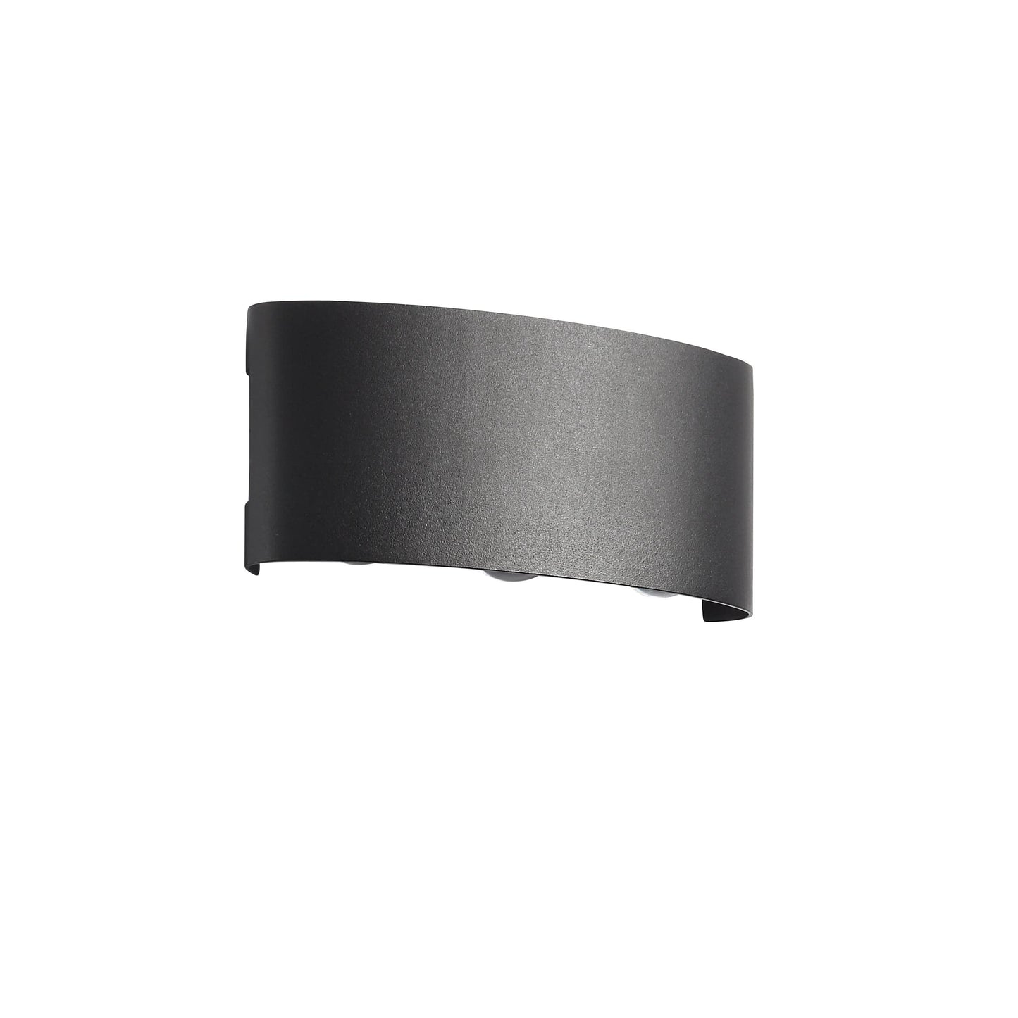 Energieffektiv Sort Væglampe - Inden- Og Udendørs Belysning - 6W - 17CM - 3000K Wall Lamp Danmarkmode.dk