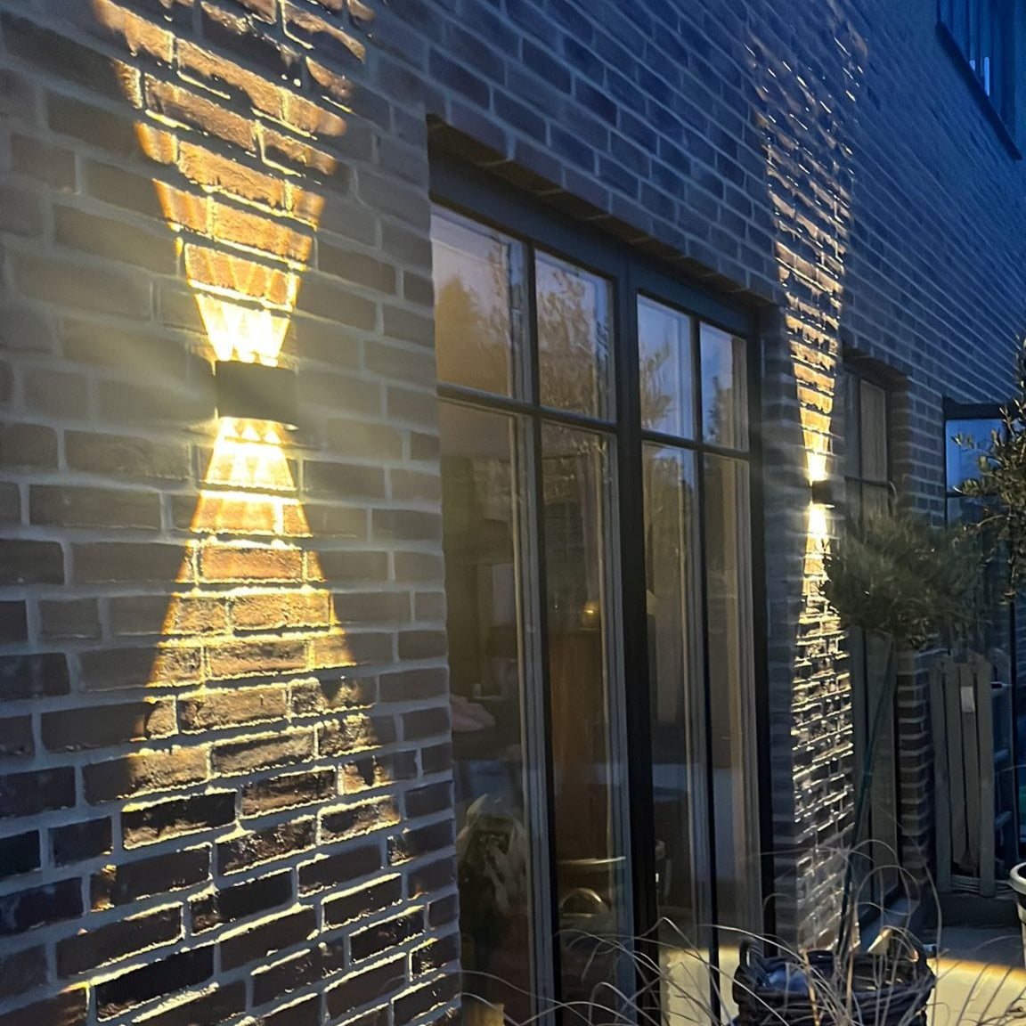Energieffektiv Sort Væglampe - Inden- Og Udendørs Belysning - 6W - 17CM - 3000K Wall Lamp Danmarkmode.dk