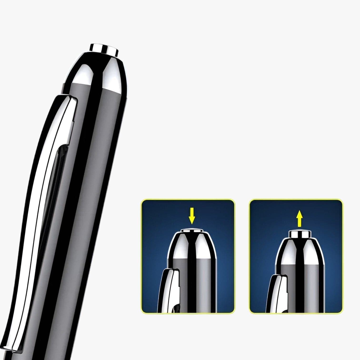 Ergonomisk Metal Kuglepen - Luksus Skriveværktøj med Holdbar Design Office Supplies > Writing Supplies > Pens Danmarkmode.dk