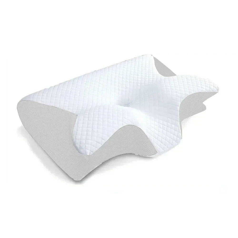 Ergonomisk Pude I Memory Foam – 2-i-1 Design – Mod Nakkesmerter & Bedre Søvn Pillows Danmarkmode