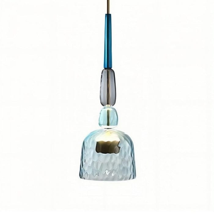 Farverig Frostet Glas Hængende Lampe - Pendel Lampe - Farvet Glas - Moderne Ceiling Light Fixtures Danmarkmode.dk