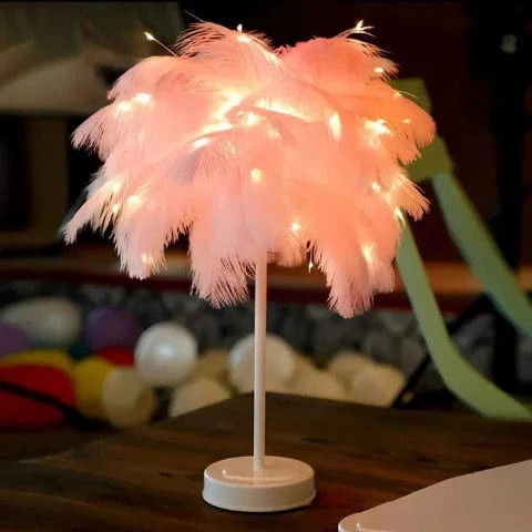 Fjerpalmetræ Natlampe - Bordlampe - Boligindretning - Metal Table Lamps Danmarkmode.dk
