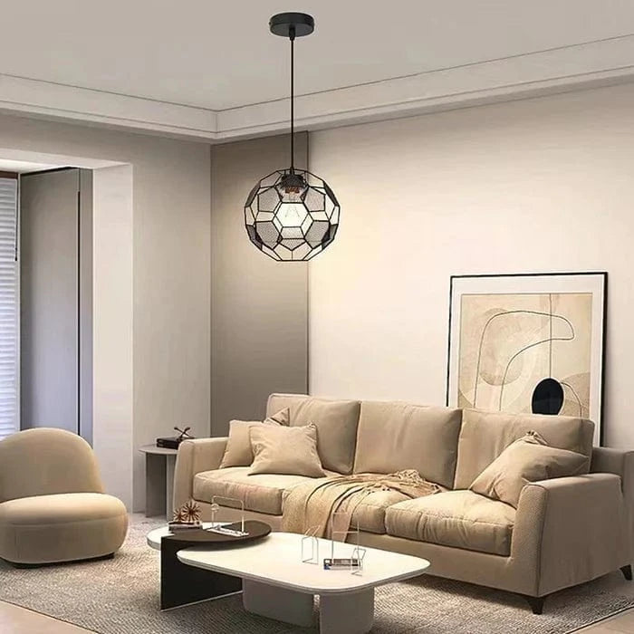 Fodbold Skærm Pendellampe - Metal - Sports - 40 cm Ceiling Light Fixtures Danmarkmode.dk
